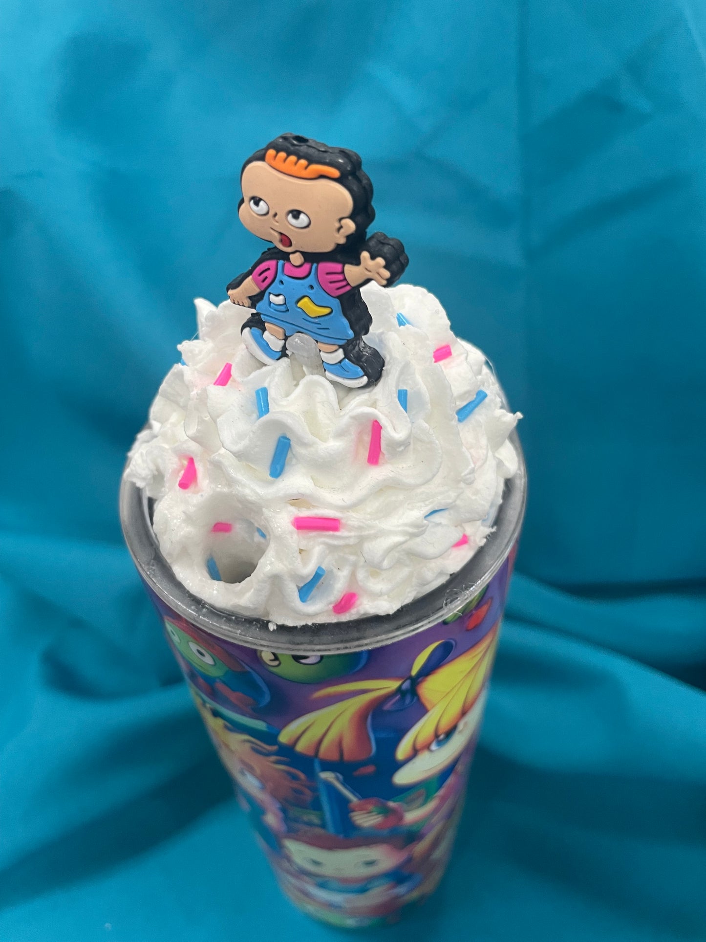 RUGRATS TUMBLER WITH CUSTOM TOPPER