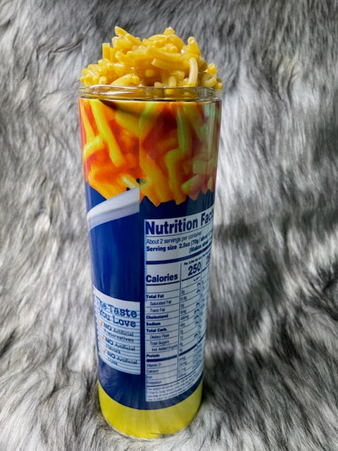 KRAFT MACARONI AND CHEESE TUMBLER W/CUSTOM TOPPER