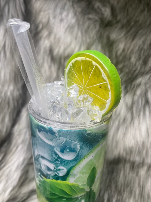 MOJITO TUMBLER W/CUSTOM ICE TOPPER