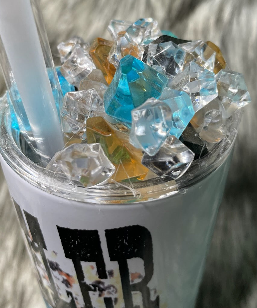 TRAILER TRASH TUMBLER W/CUSTOM TOPPER