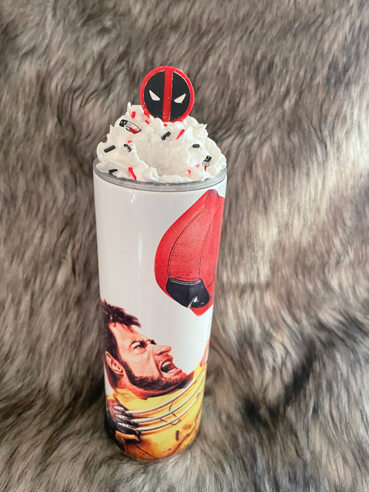 DEADPOOL/WOLVERINE TUMBLER W/TOPPER