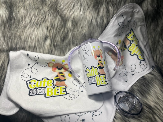 CUTE AS CAN BEE BABY TUMBLER PACKAGE