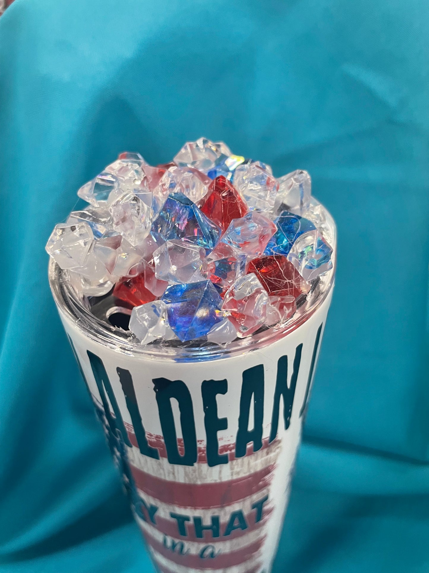 Jason Aldean Tumbler with Custom Topper