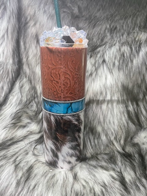 LET 'ER RIP TUMBLER W/CUSTOM ICE TOPPER