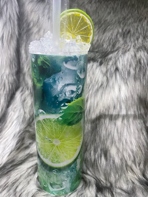 MOJITO TUMBLER W/CUSTOM ICE TOPPER